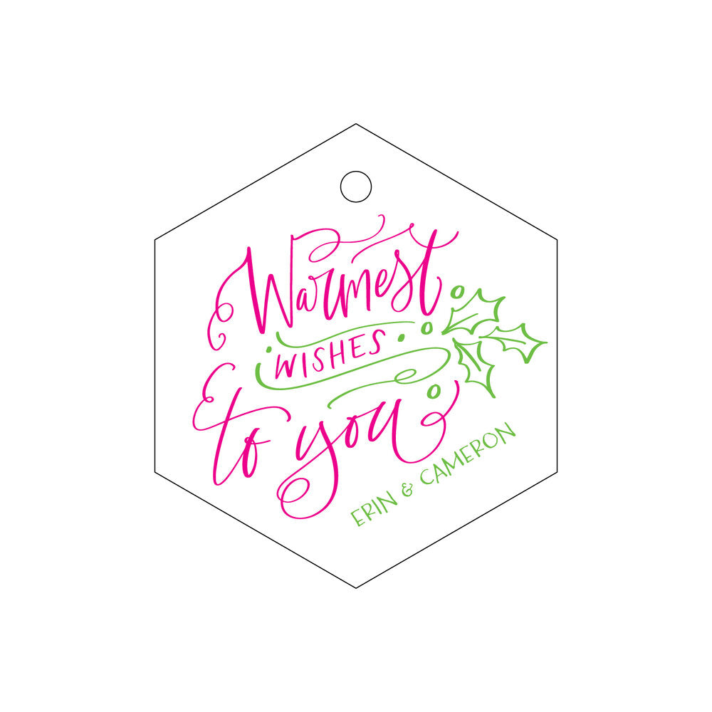 Warmest Wishes To You Gift Tag T410