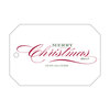 Merry Christmas Gem Gift Tag T70