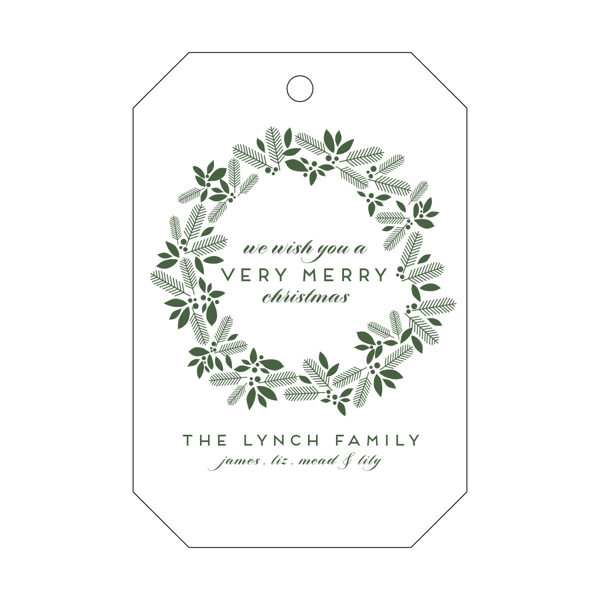 Merry Christmas Wreath T74