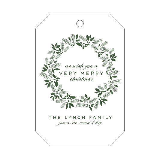 Merry Christmas Wreath T74