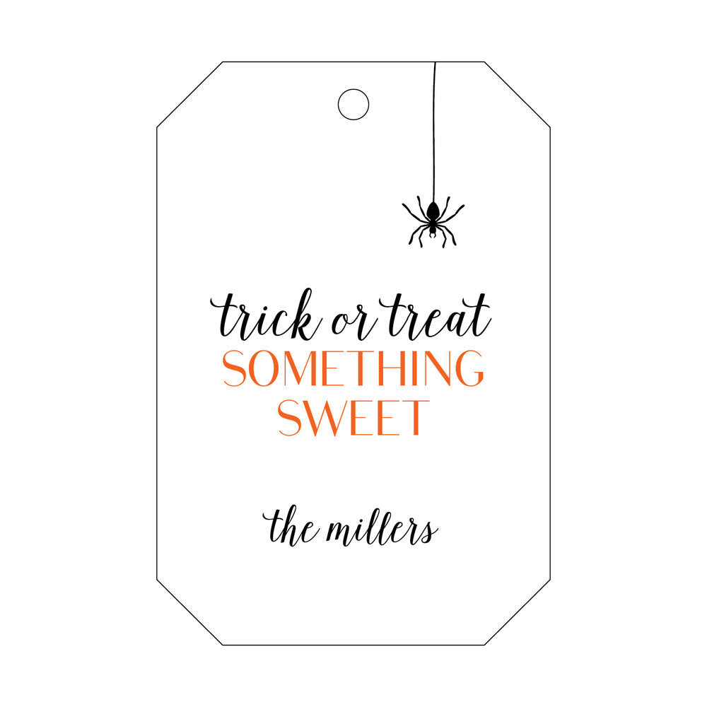 Trick Or Treat Something Sweet Halloween Gift Tag T79