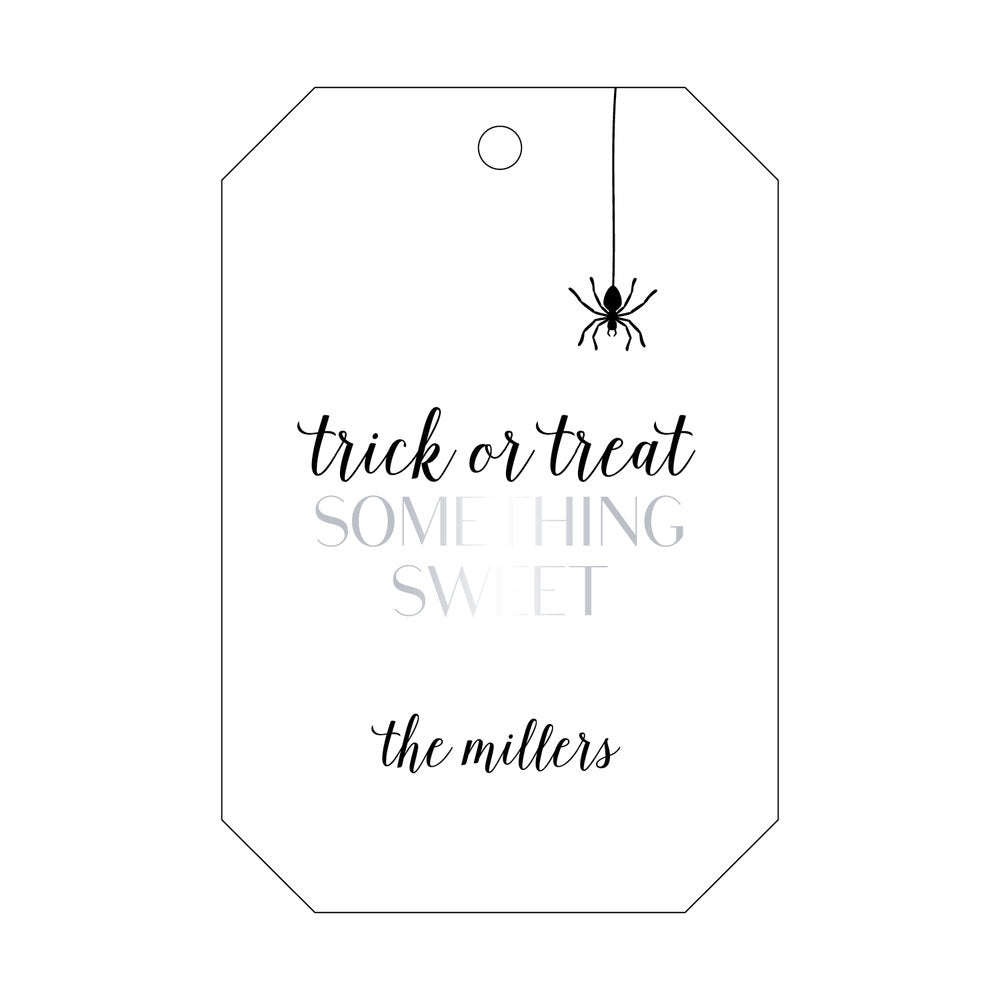 Trick Or Treat Something Sweet Halloween Gift Tag T79