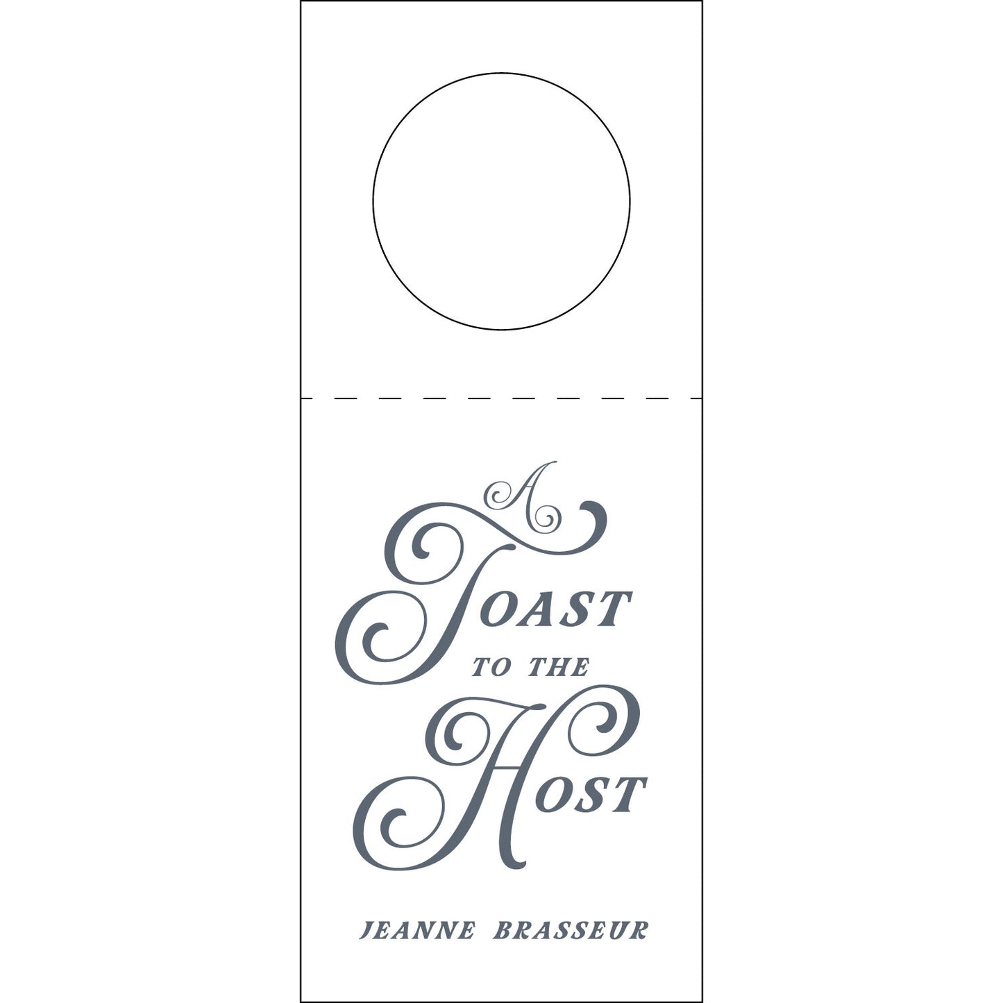 Toast To The Host Wine Tag WT382