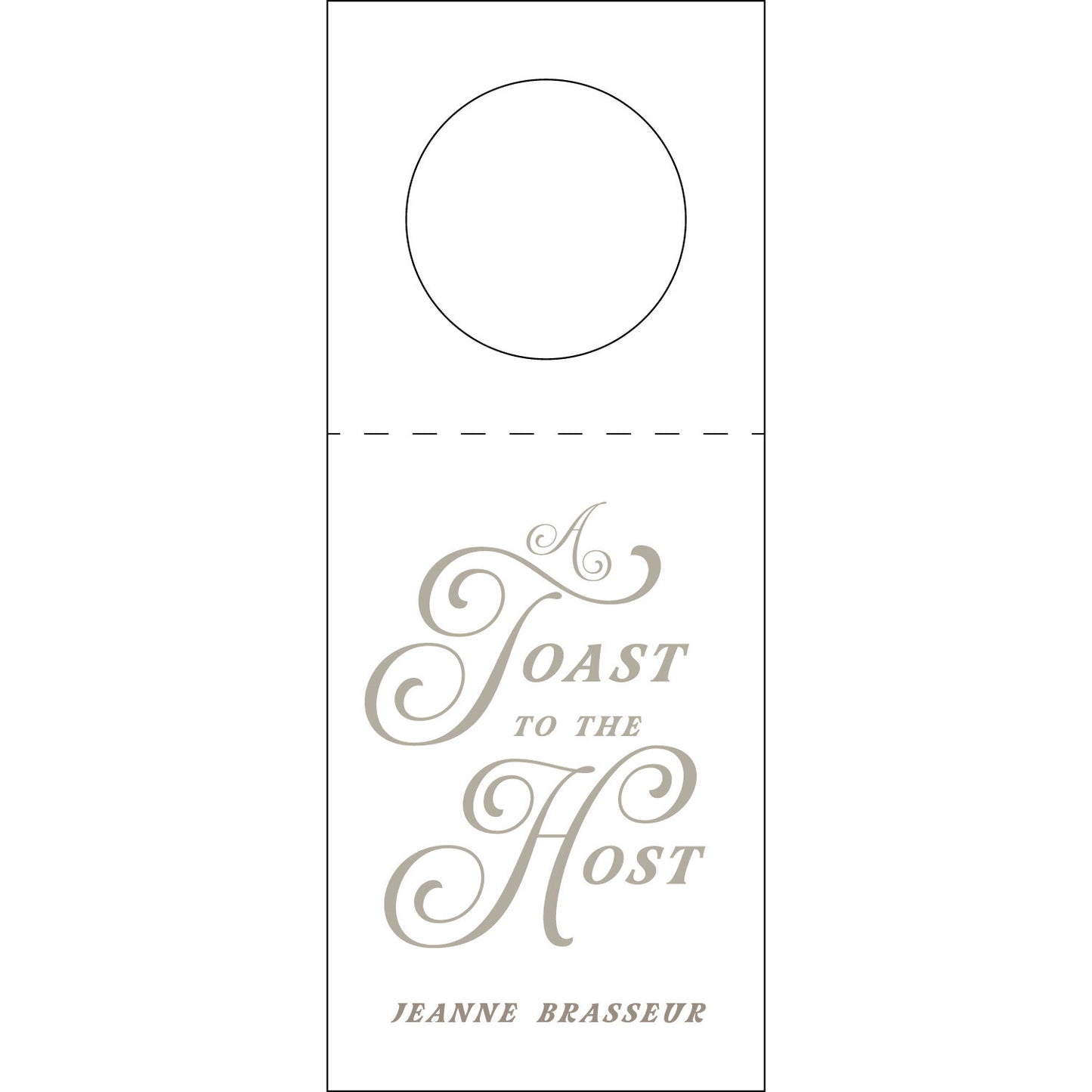 Toast To The Host Wine Tag WT382