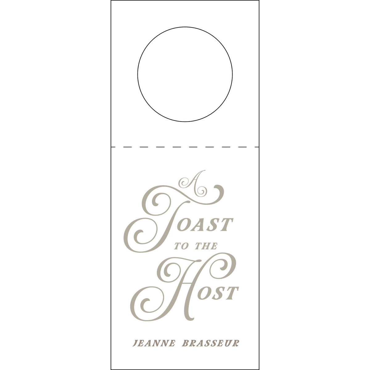 Toast To The Host Wine Tag WT382
