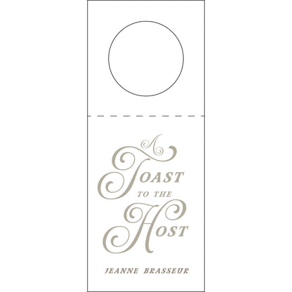 Toast To The Host Wine Tag WT382