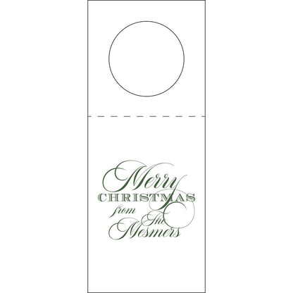 Merry Christmas Wine Tag WT400