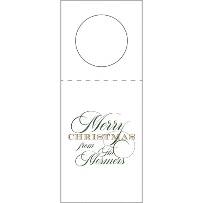 Merry Christmas Wine Tag WT400