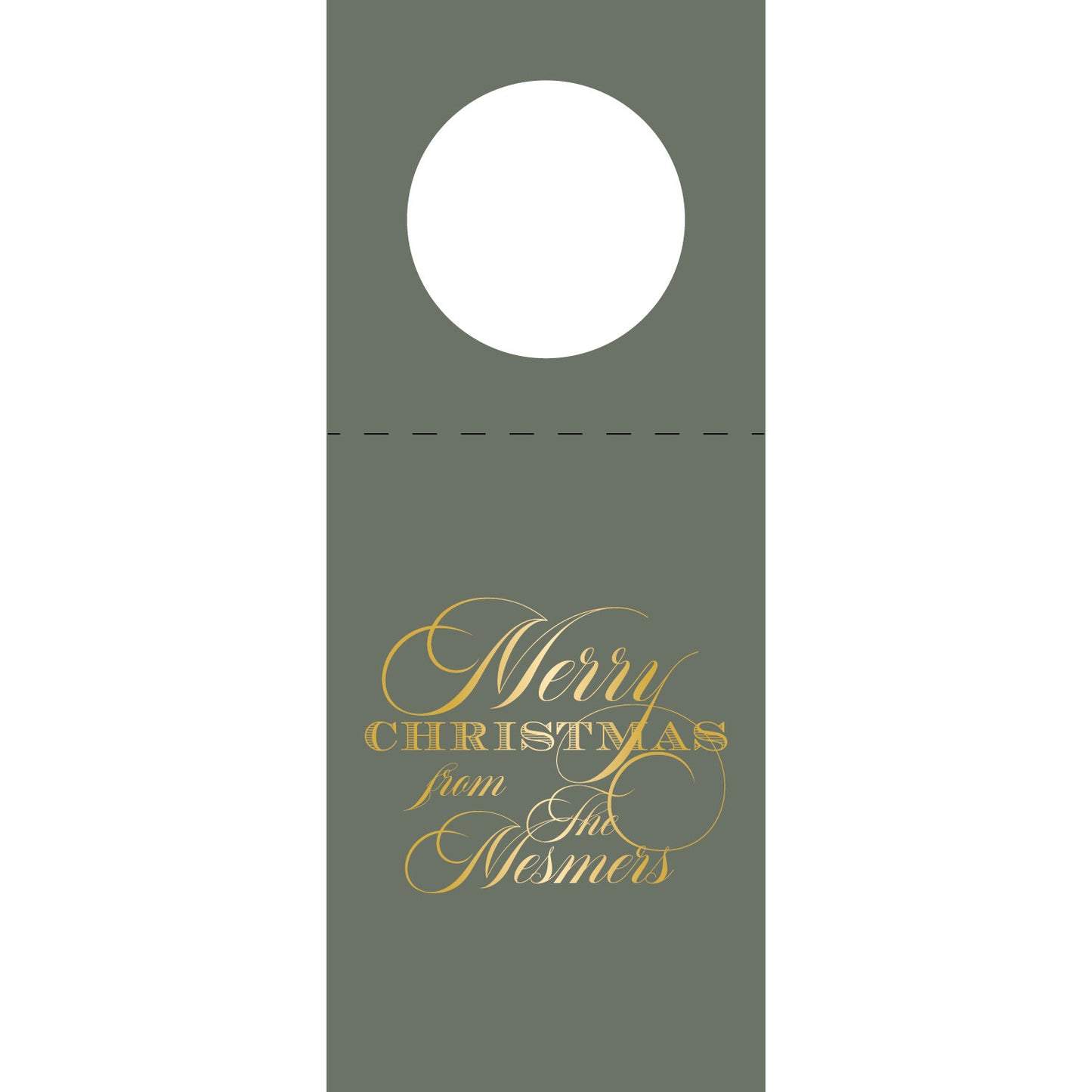 Merry Christmas Wine Tag WT400