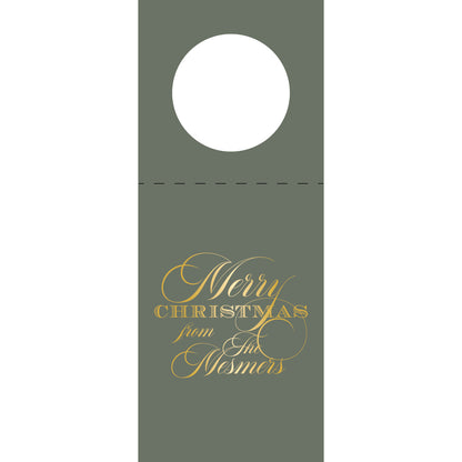Merry Christmas Wine Tag WT400