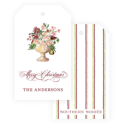 Fig and Floral Vase Gift Tag