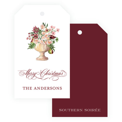 Fig and Floral Vase Gift Tag