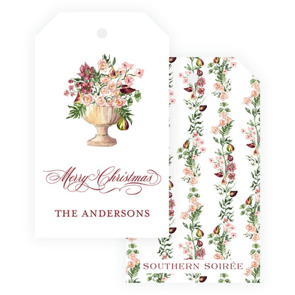 Fig and Floral Vase Gift Tag