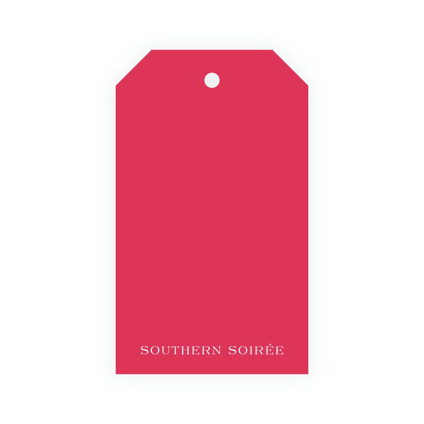 Southern Nutcracker Red Crest with Monogram Gift Tag