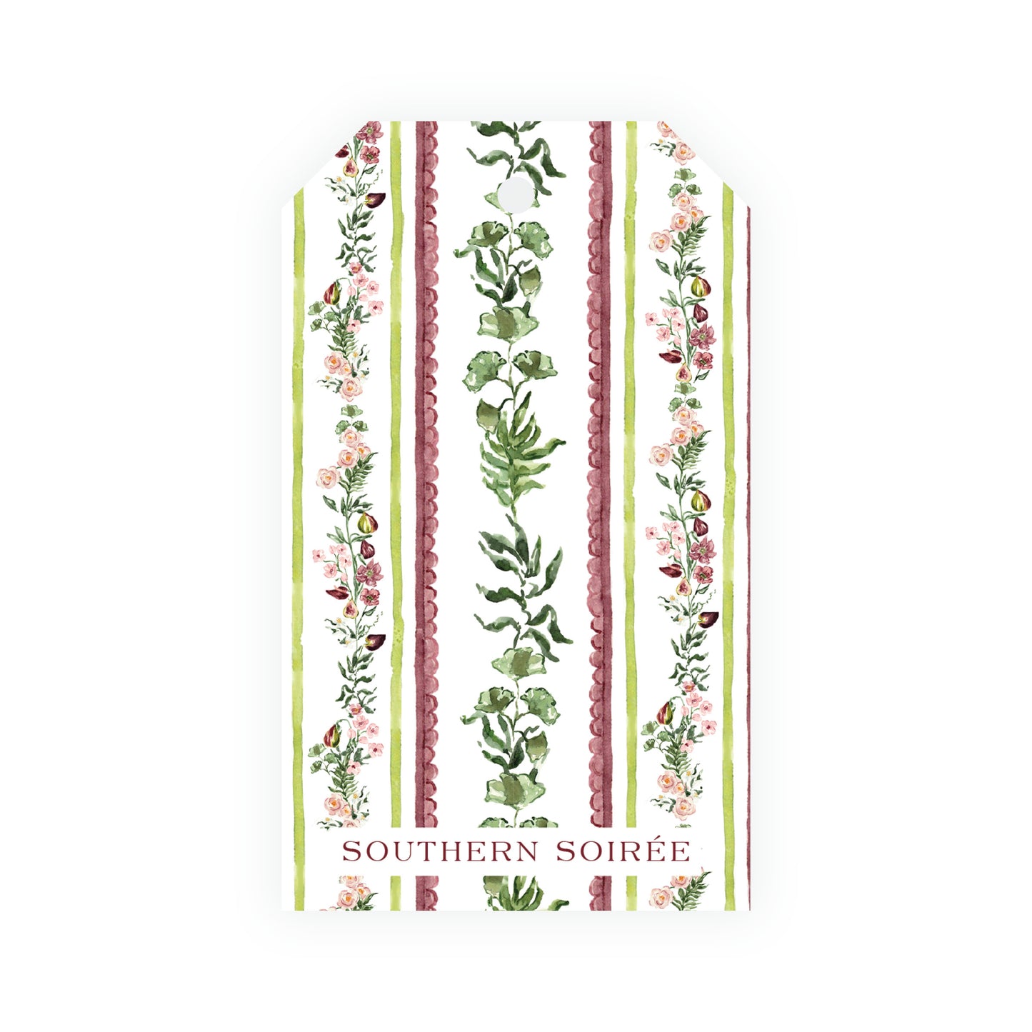 Fig and Floral Vase Gift Tag