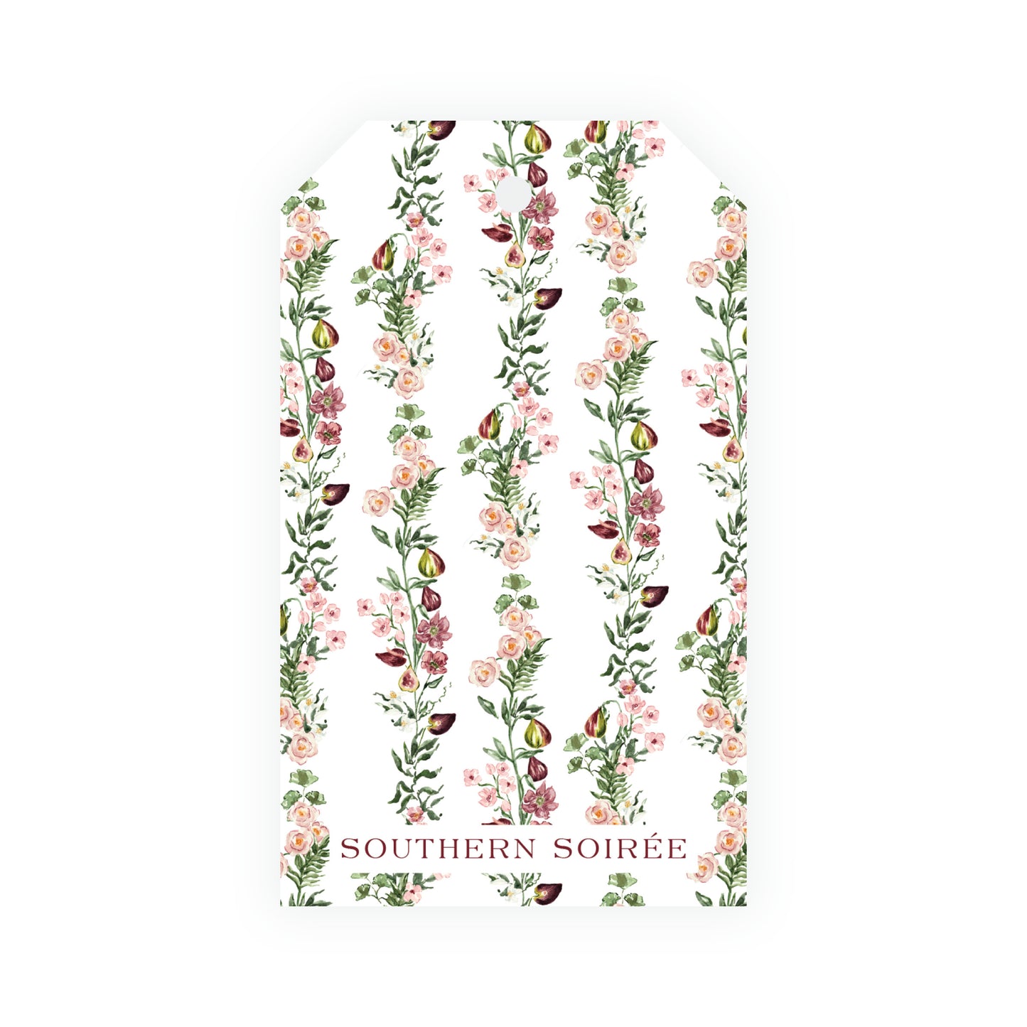 Fig and Floral Vase Gift Tag