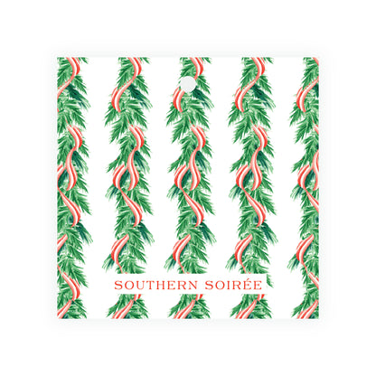 Candy Cane Wreath Square Gift Card