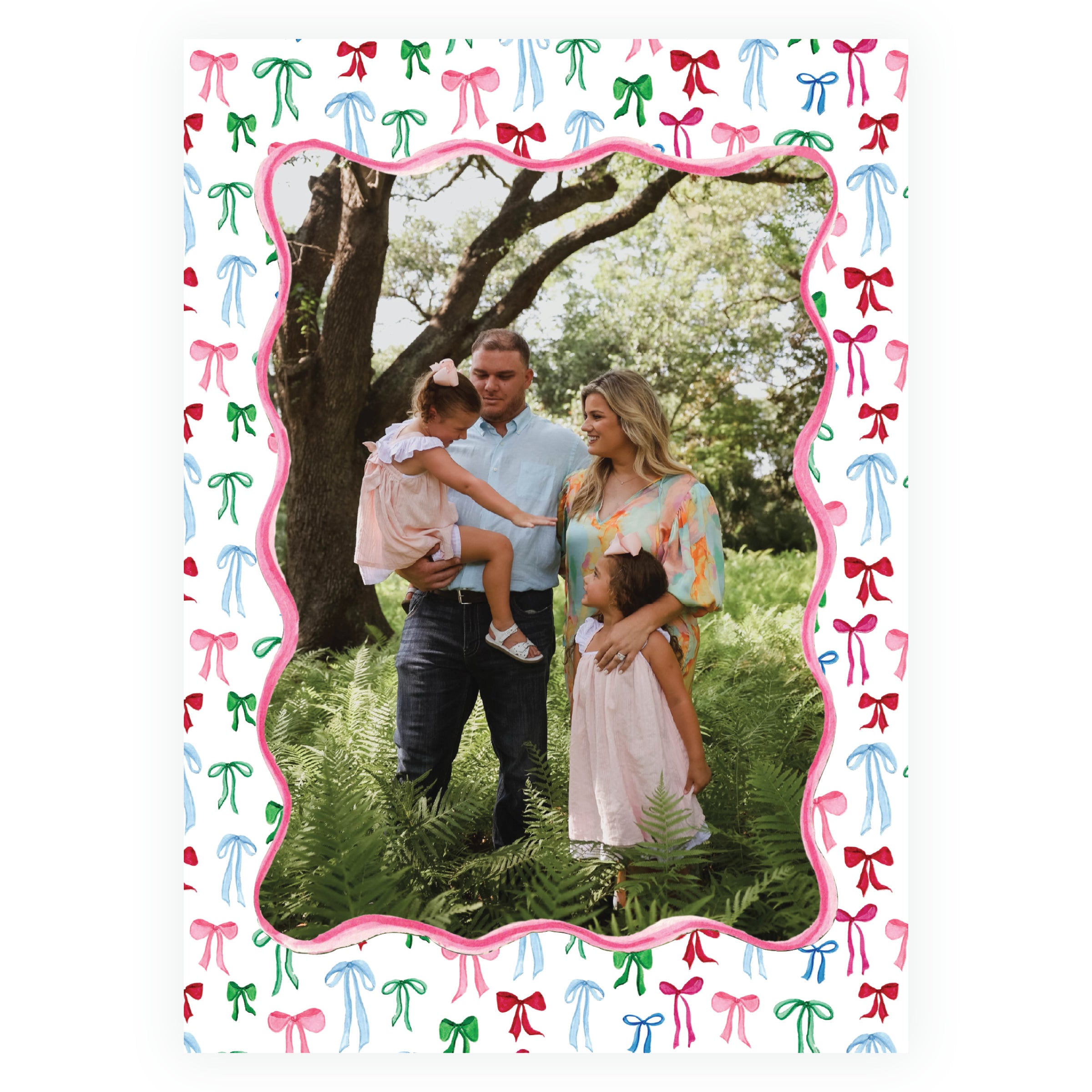 Decked with Bows Wavy Frame