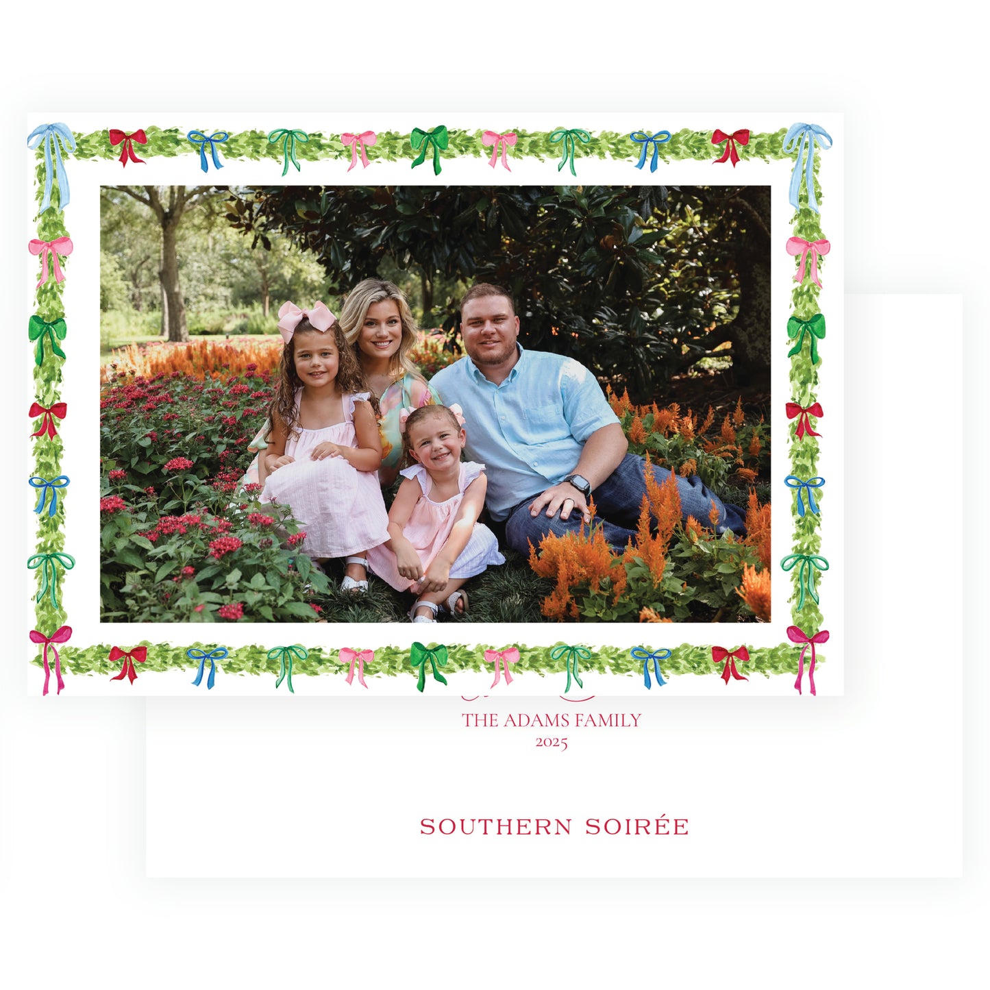 Decked with Bows Border Landscape