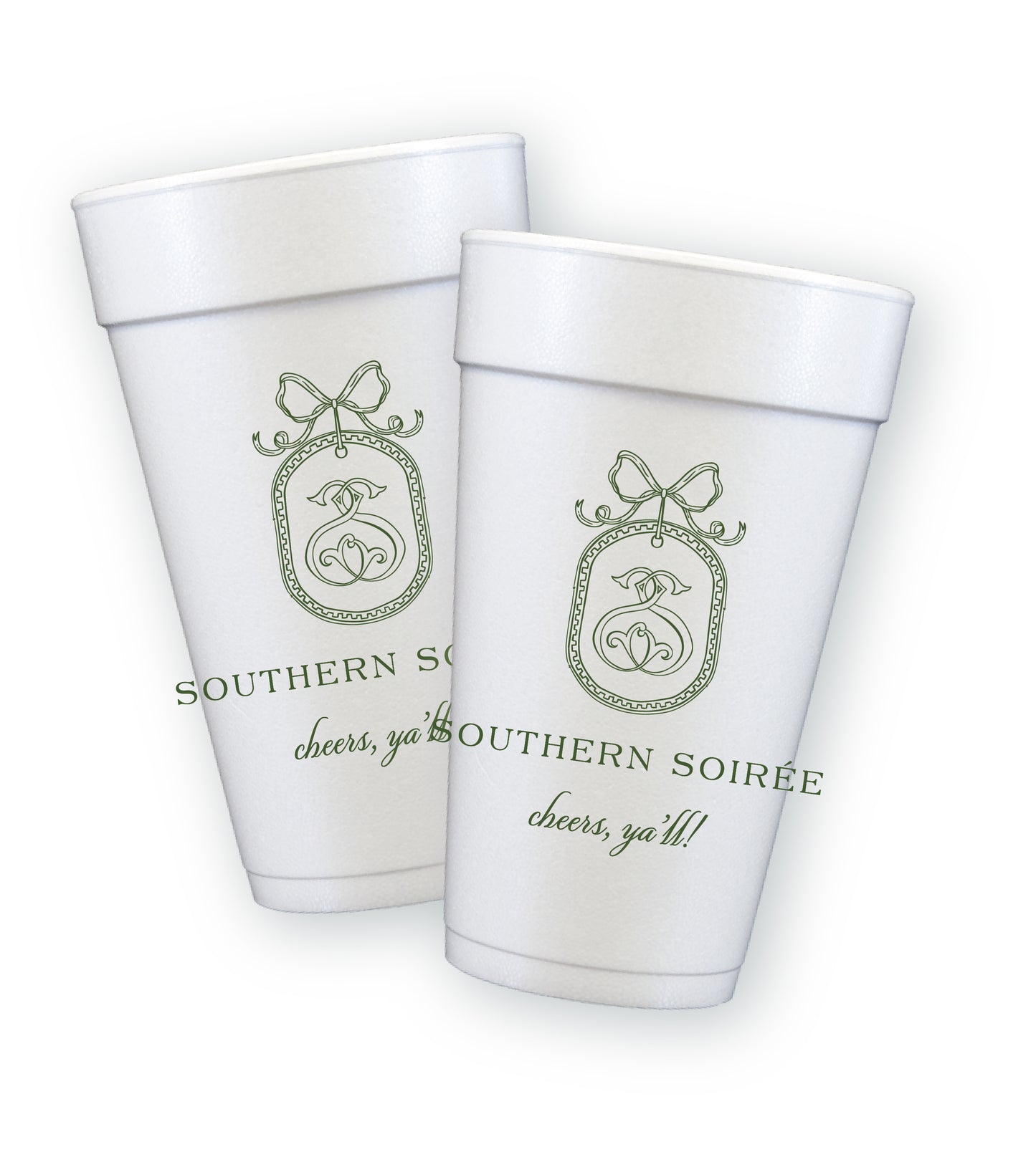 Single Or Two Colors Customize your Own Styrofoam Cups
