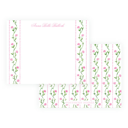 Tiny Petals Floral Trim Notecards