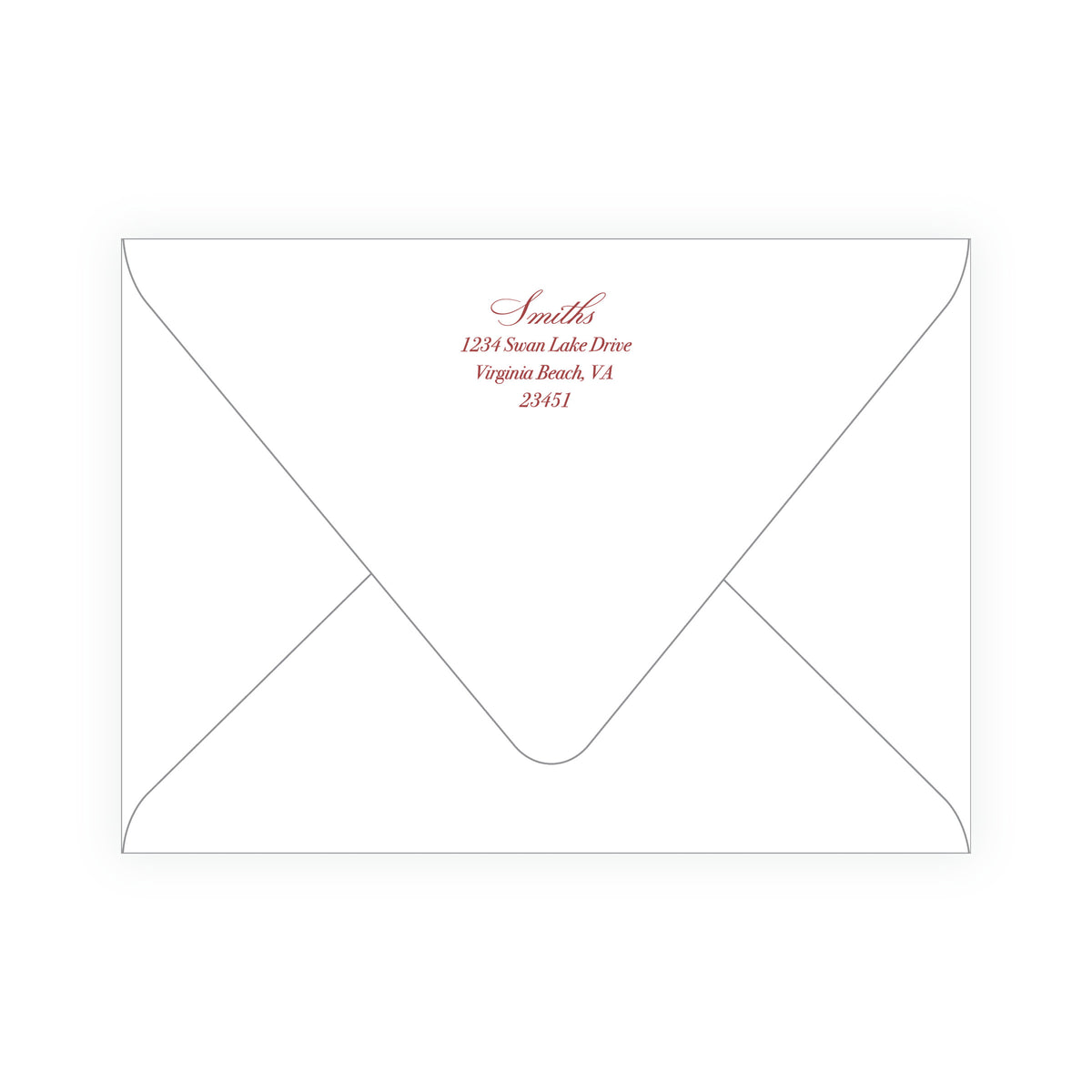 Yuletide Swans Wreath Christmas Photo Card