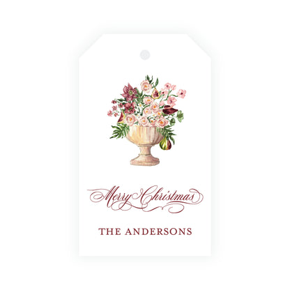 Fig and Floral Vase Gift Tag