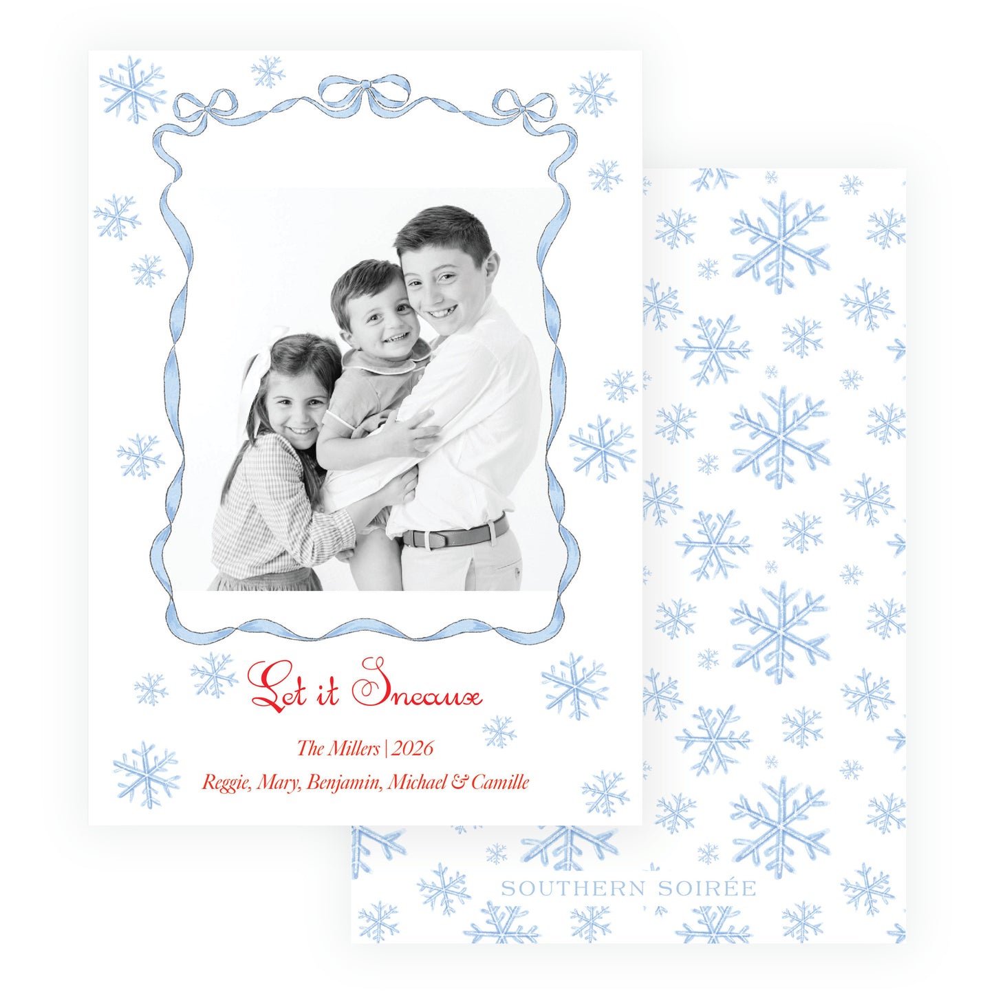 Sing & Rejoice Snowflakes Frame