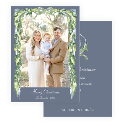 Blue Gathered Greens Frame