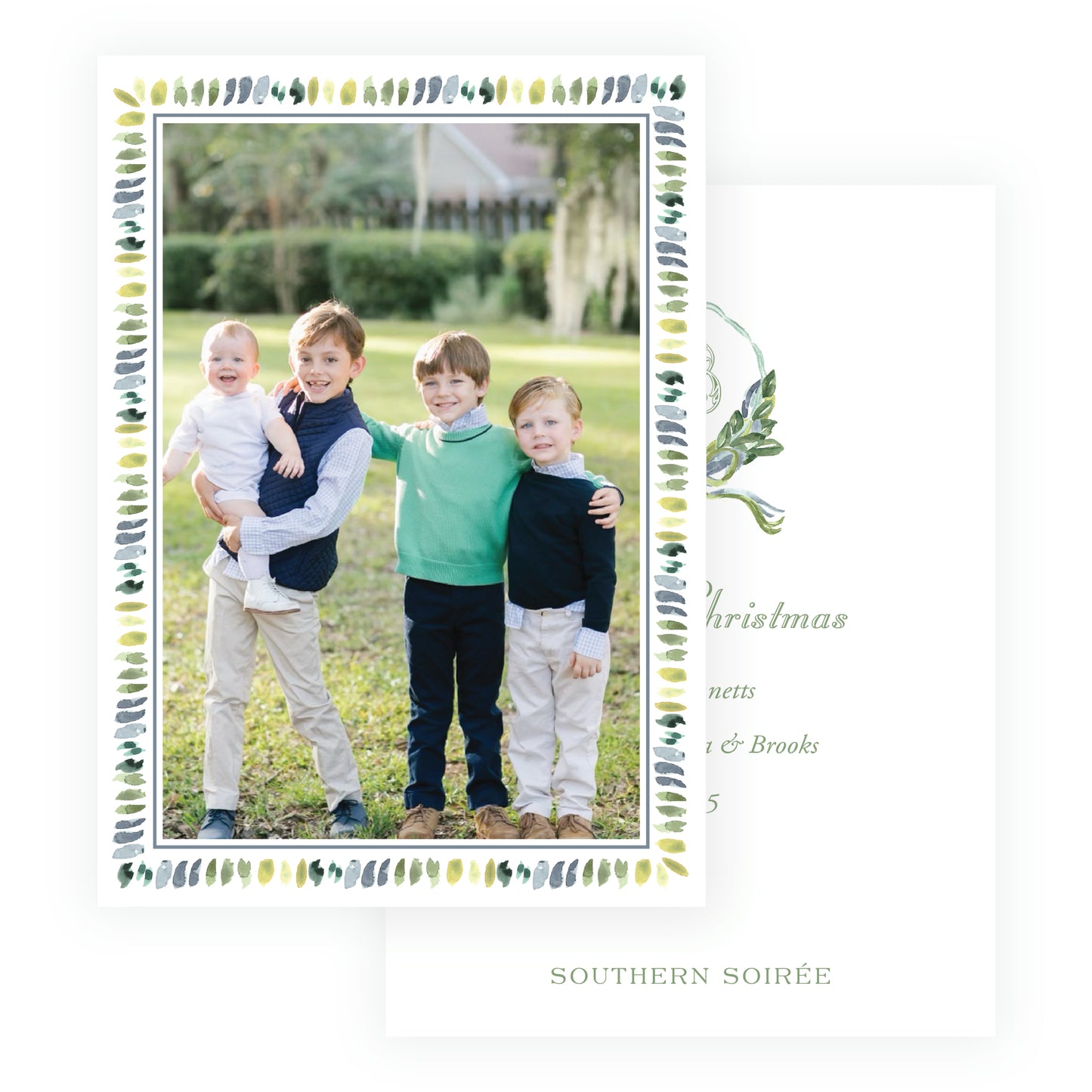 Gathered Greens Colorful Frame