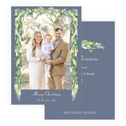 Blue Gathered Greens Frame