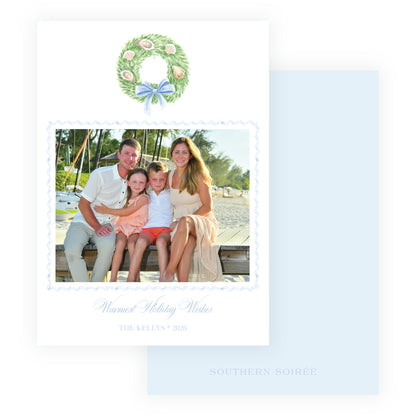 Seaside Noel Oyster Wreath