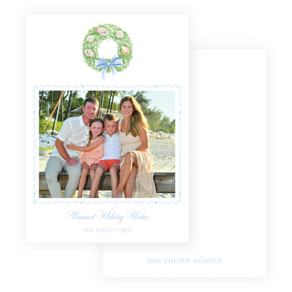 Seaside Noel Oyster Wreath