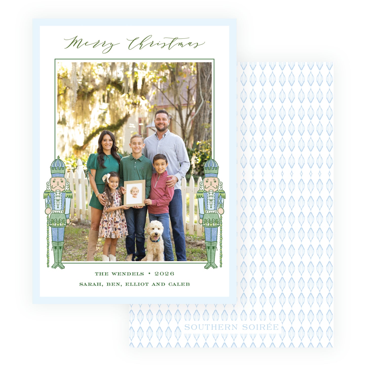 Southern Nutcracker Green & Blue