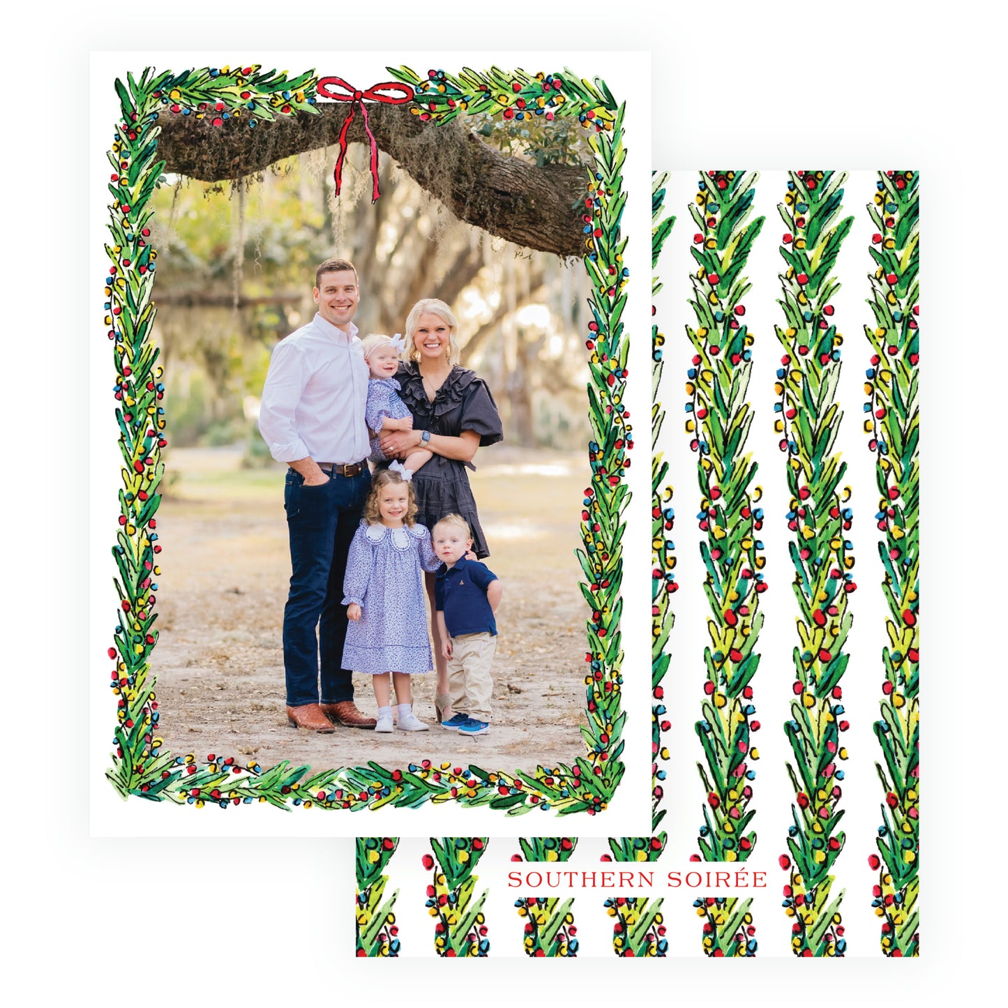 Wrapped In Lights Garland Border