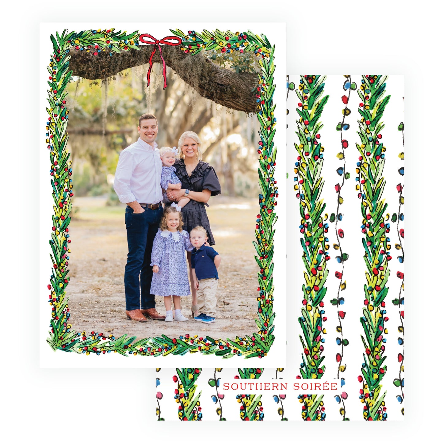 Wrapped In Lights Garland Border