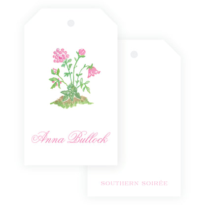 Tiny Petals Personalized Garden Bloom Gift Tag