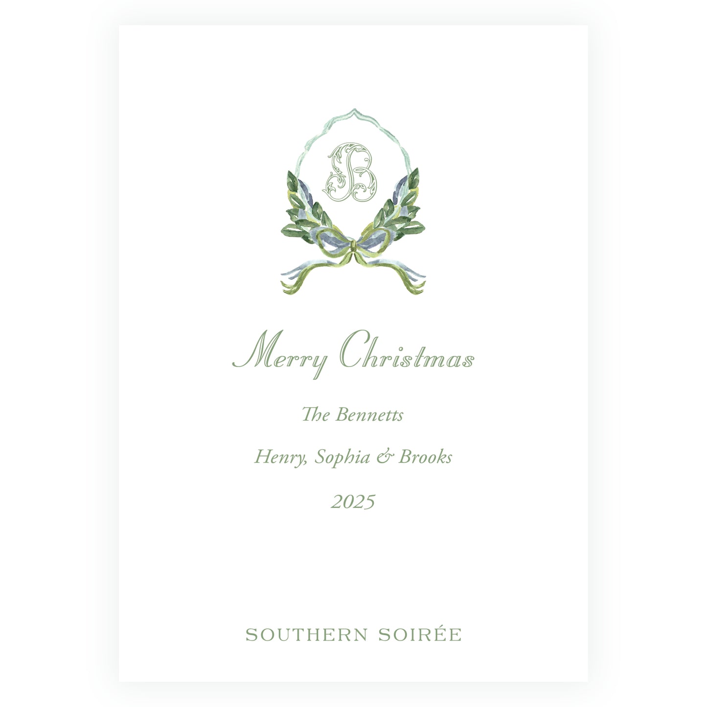 Gathered Greens Colorful Frame