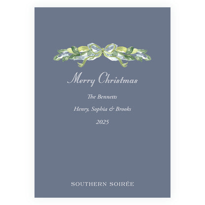 Blue Gathered Greens Frame