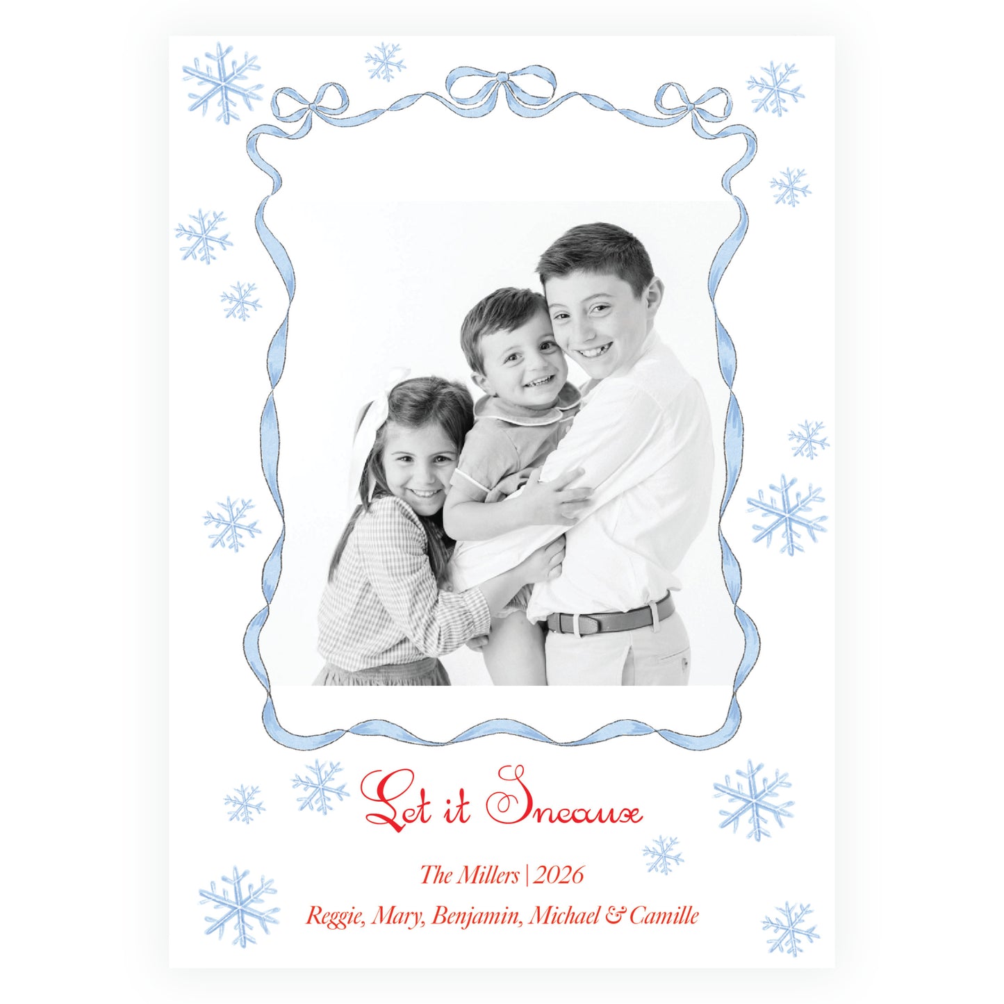 Sing & Rejoice Snowflakes Frame