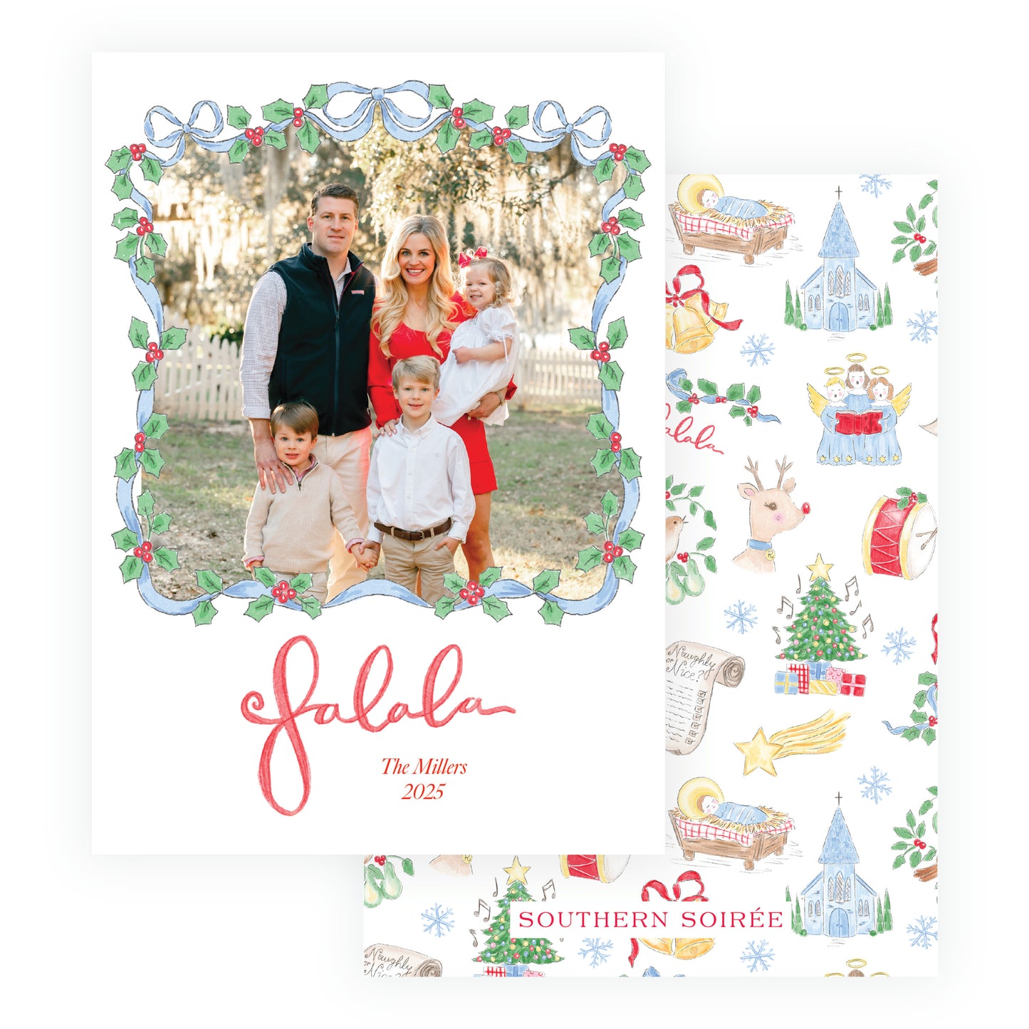 Sing & Rejoice Holly Square Frame