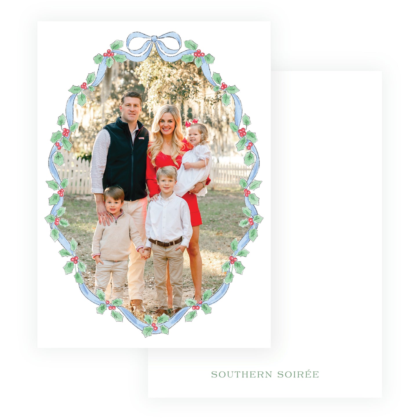 Sing & Rejoice Holly Oval Frame