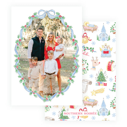 Sing & Rejoice Holly Oval Frame