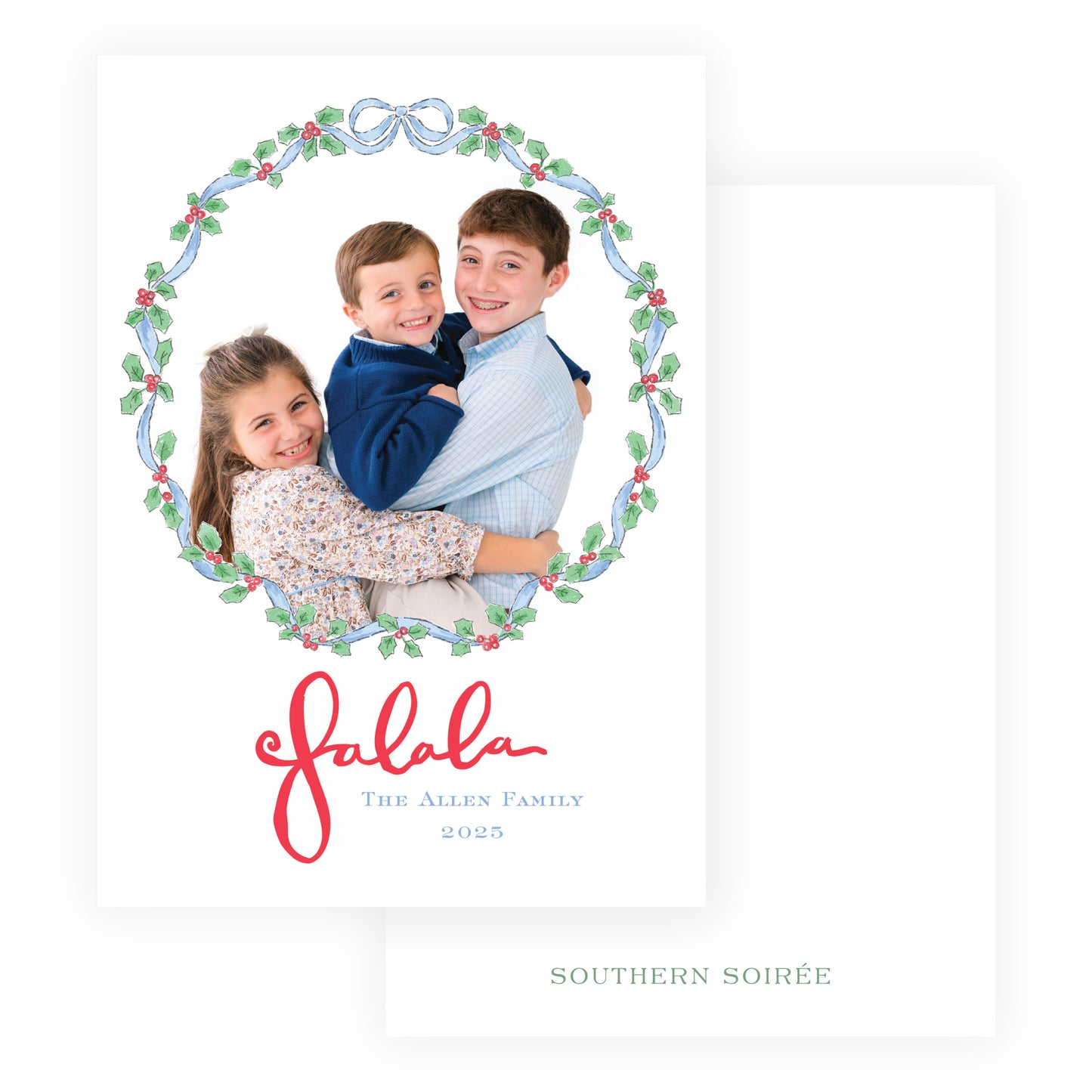 Sing & Rejoice Holly Circle Frame