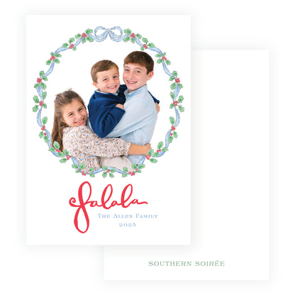 Sing & Rejoice Holly Circle Frame