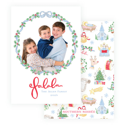 Sing & Rejoice Holly Circle Frame