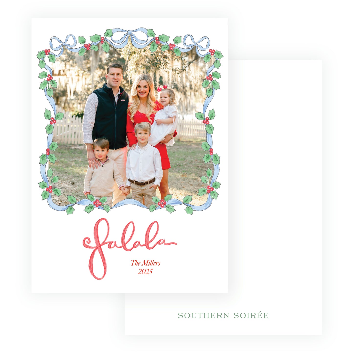 Sing & Rejoice Holly Square Frame