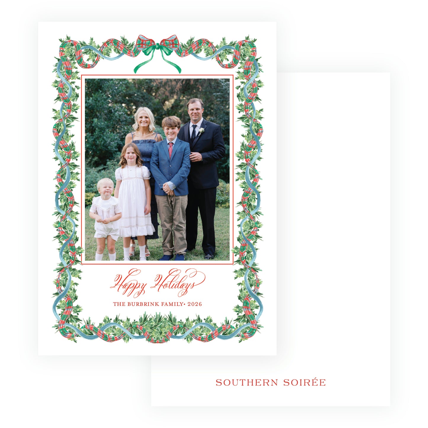 Christmas Plaid Frame