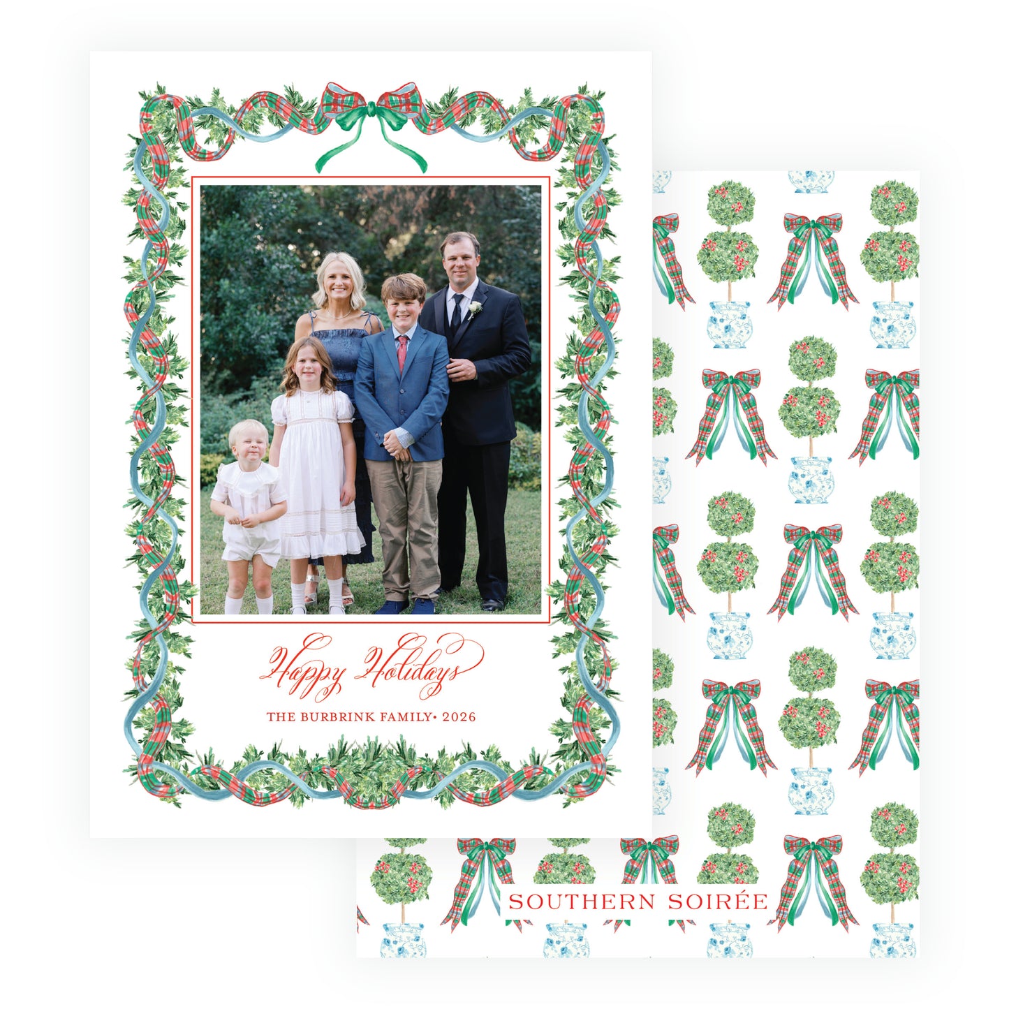 Christmas Plaid Frame
