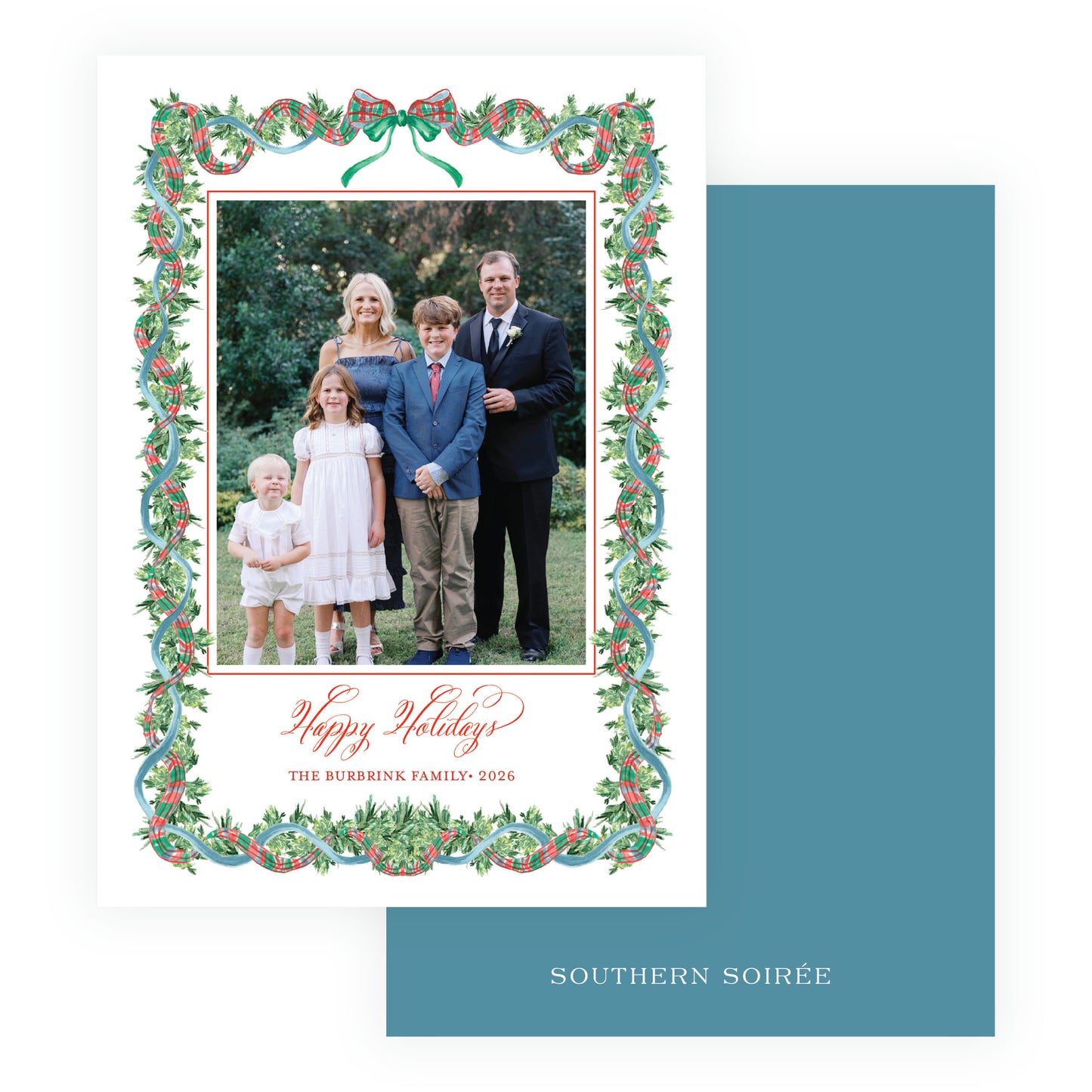 Christmas Plaid Frame